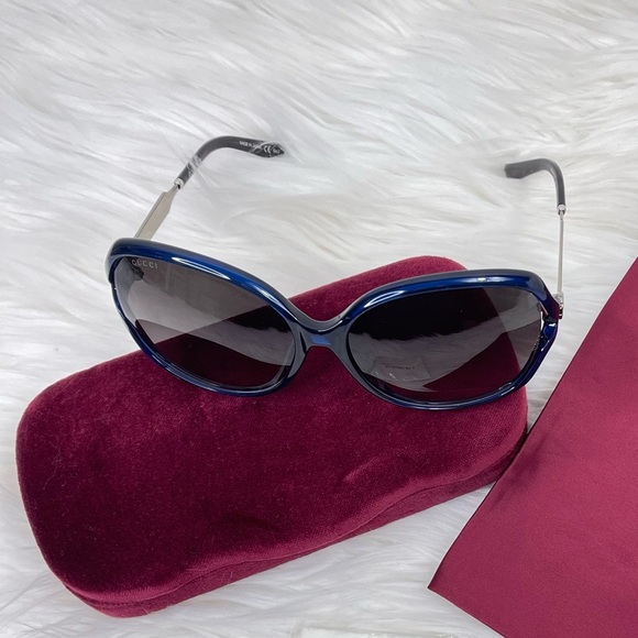 💯 Authentic Gucci GG0076SK Oversized Sunglasses - Picture 7 of 10